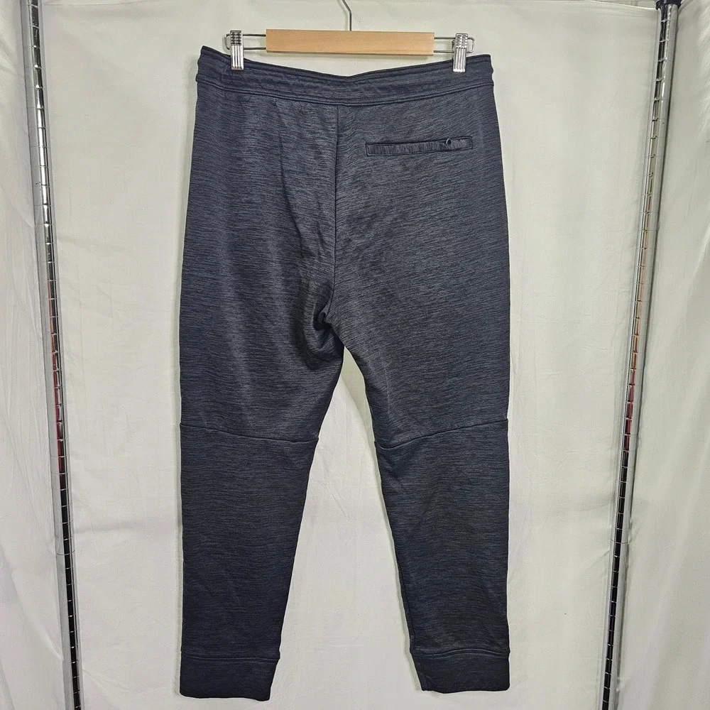 American Eagle AEactive Flex Joggers Mens Medium Gray Teal Fleece Lined Pants